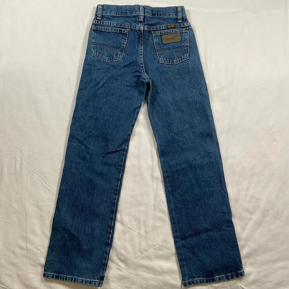 Wrangler Jeans Boys 11 Reg Original Fit George Strait Cowboy Cut Collection Blue